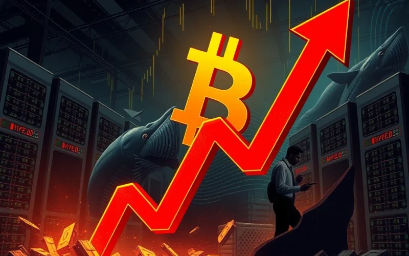 Bitcoin sell-off intensifies as whales and miners offload holdings, signaling market correction.