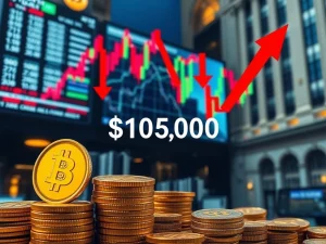 Urgent: Bitcoin Sell Pressure Intensifies as BTC Price Support Holds at $105K