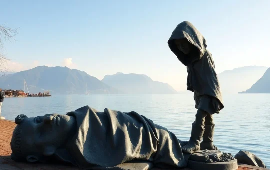 Bitcoin's Resilient Symbol: Satoshi Nakamoto Statue Recovered in Lugano