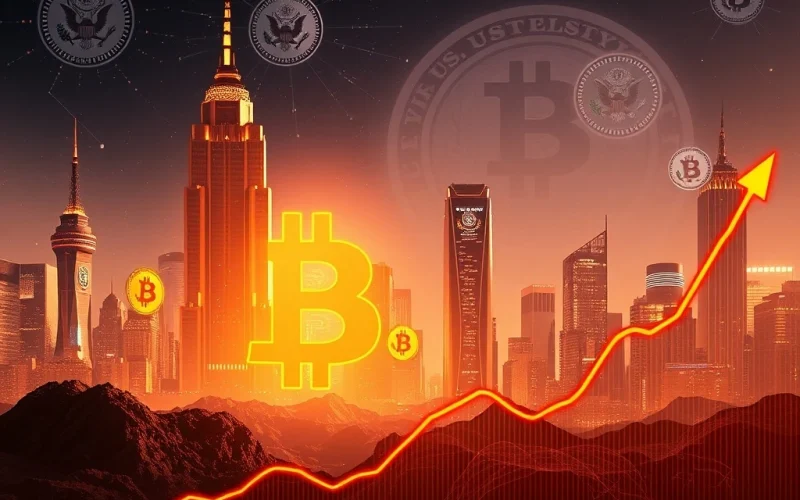 Bitcoin price surge with U.S. Treasuries investing heavily in cryptocurrency