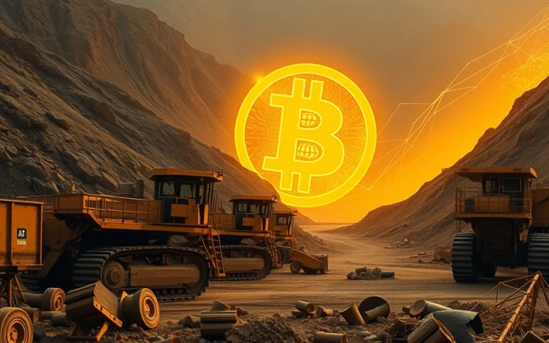Nativo Resources' strategic shift, showing a mining company integrating a Bitcoin treasury into its financial operations.