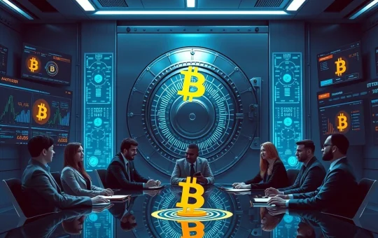 A visual representation of Quantum Solutions' strategic Bitcoin Treasury initiative, showing corporate growth and digital asset accumulation.