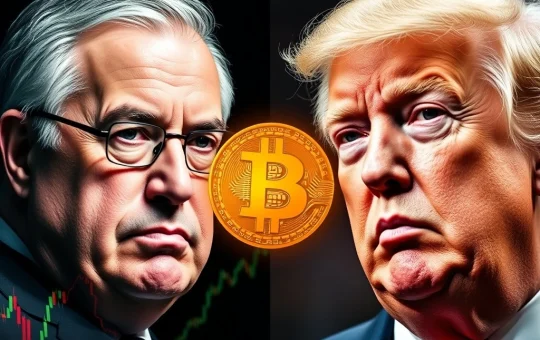 Bitcoin shines between Powell and Trump in economic debate