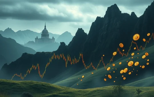 Chart showing Bitcoin price volatility with an overlay representing Galaxy Digital's impact from dormant Bitcoin transfers.