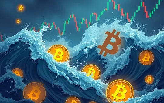A visual representation of Bitcoin volatility and dormant coins impacting the BTC price, signaling crucial market shifts.
