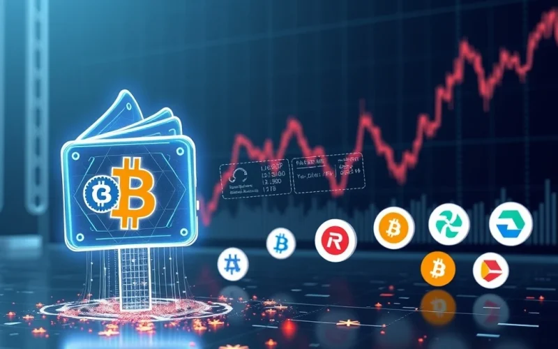 An ancient Bitcoin wallet symbol with a massive transfer arrow pointing to a volatile crypto market chart, depicting a Bitcoin price dip.