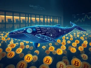 An unprecedented Bitcoin whale sale of 80,000 BTC facilitated by Galaxy Digital, showcasing crypto market stability.