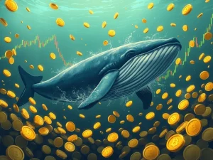 Bitcoin whale accumulating BTC during market consolidation