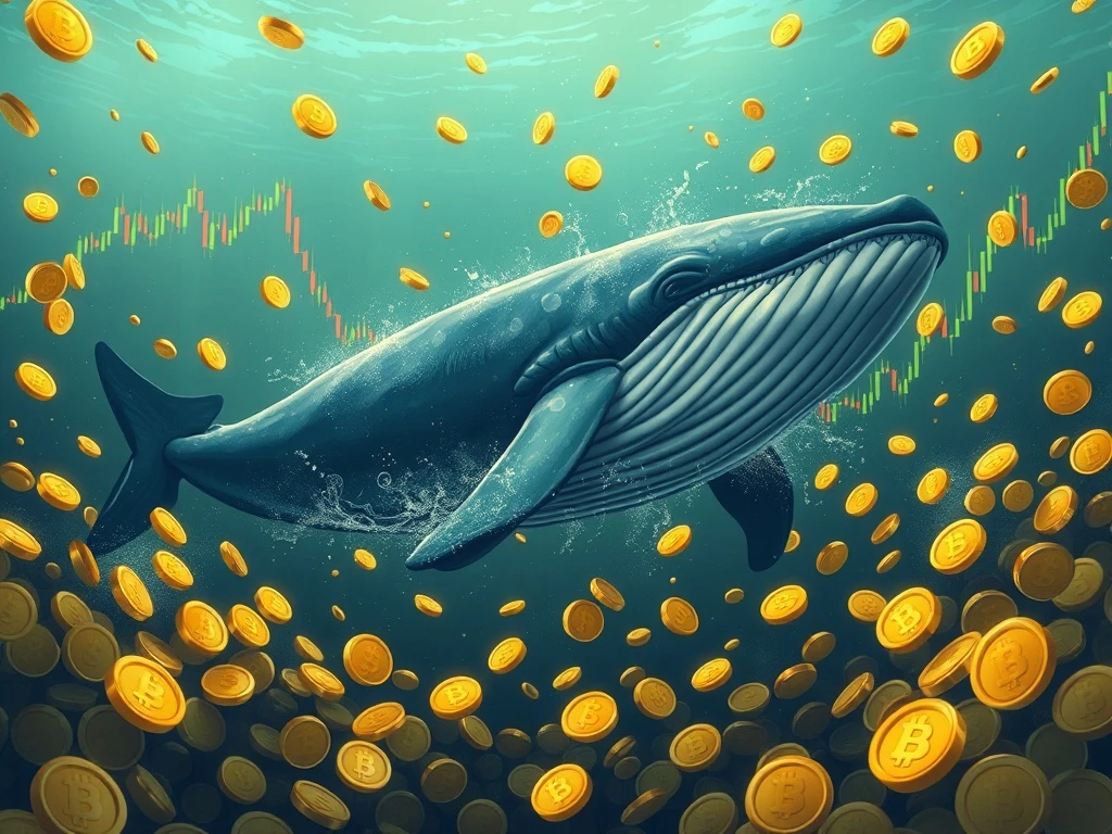 Bitcoin whale accumulating BTC during market consolidation