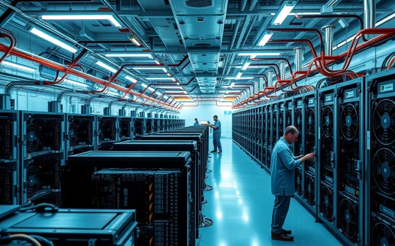 Bitmain's new U.S. Bitcoin mining factory in Texas with advanced ASIC production