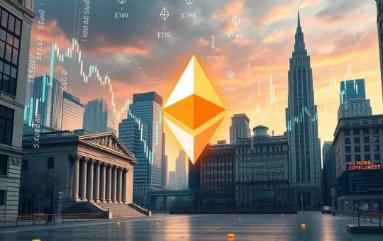 A visual representation of BitMine's Ethereum treasury strategy, bridging crypto and traditional finance through capital efficiency.