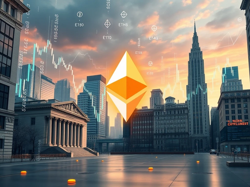 A visual representation of BitMine's Ethereum treasury strategy, bridging crypto and traditional finance through capital efficiency.