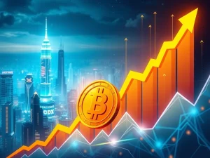 Bitcoin and stock market growth with BITQ ETF performance highlights