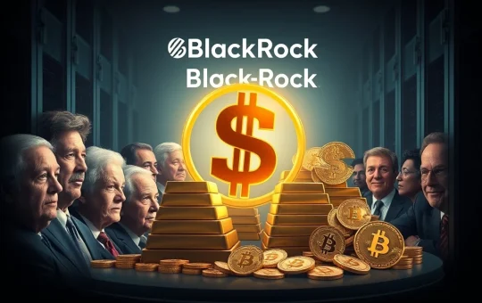 Central bank leaders contemplating a strategic shift from the US dollar to Bitcoin and gold reserves, as highlighted by BlackRock.