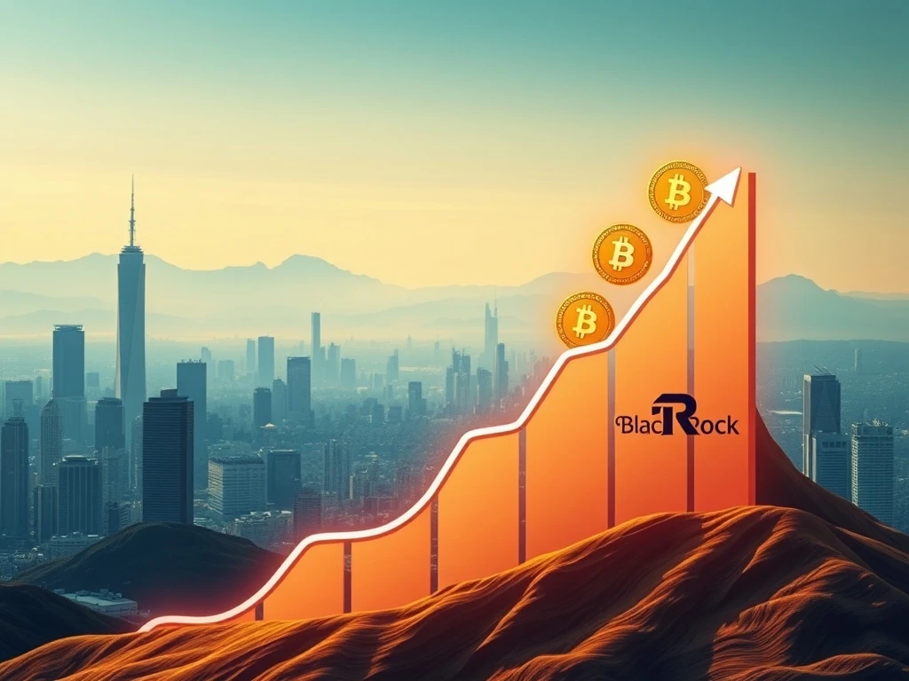 Visualizing BlackRock ETHA's unprecedented $10 billion milestone, showcasing rapid Ethereum ETF growth and digital asset investment dominance.