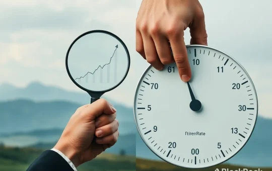 BlackRock's leaders debating the crucial timing of Fed rate cuts amidst economic strain and inflation risk.