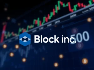 Block Inc.'s pivotal entry into the S&P 500, highlighting its Bitcoin ambitions and market challenges.