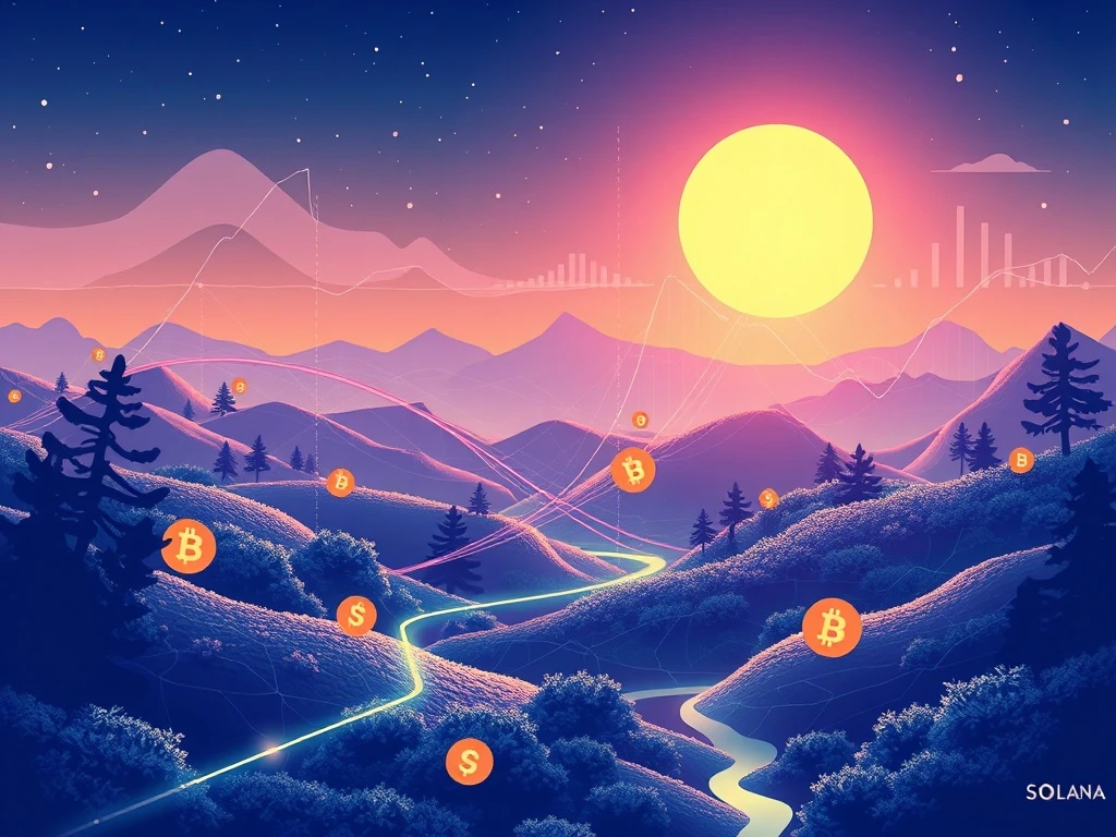 Visualizing BlockDAG's growth alongside other top altcoins like PEPE, Sei, and JUP, representing crypto momentum and Solana DeFi innovation.