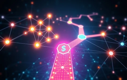 A visual representation of BlockDAG's rapid blockchain development, symbolizing its ascendant appeal to developers over Cardano.