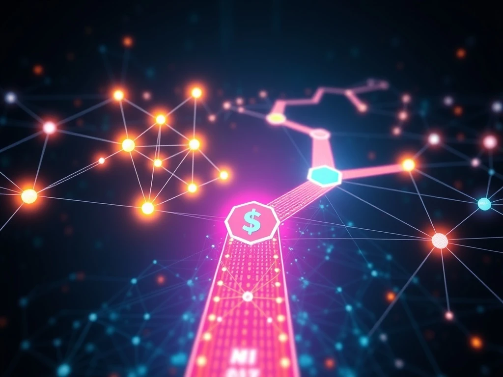 A visual representation of BlockDAG's rapid blockchain development, symbolizing its ascendant appeal to developers over Cardano.