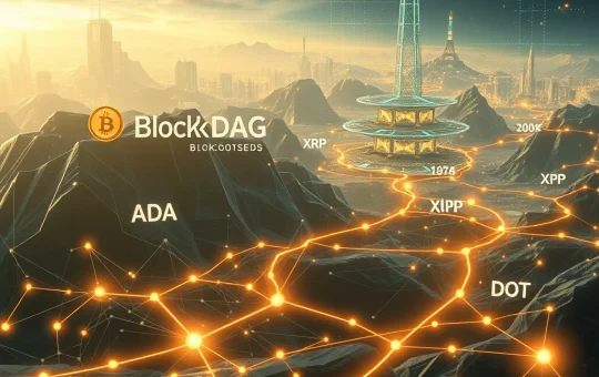 BlockDAG competing with ADA, XRP, and DOT in the cryptocurrency market