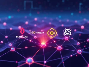 A visual representation of the 2025 crypto shift, highlighting BlockDAG's role in driving utility and scalable infrastructure.