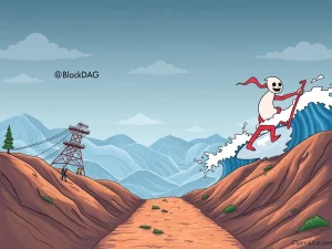 BlockDAG's stable growth contrasted with Neo Pepe's volatile meme surge, illustrating crypto presale investment choices.