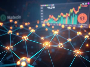 BlockDAG Presale success shown by a secure, liquid crypto network, contrasting with volatile, speculative digital assets.