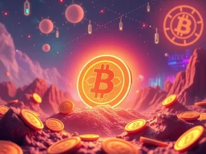 BlockDAG presale success amidst falling HYPE and Dogecoin price, illustrating crypto market volatility.