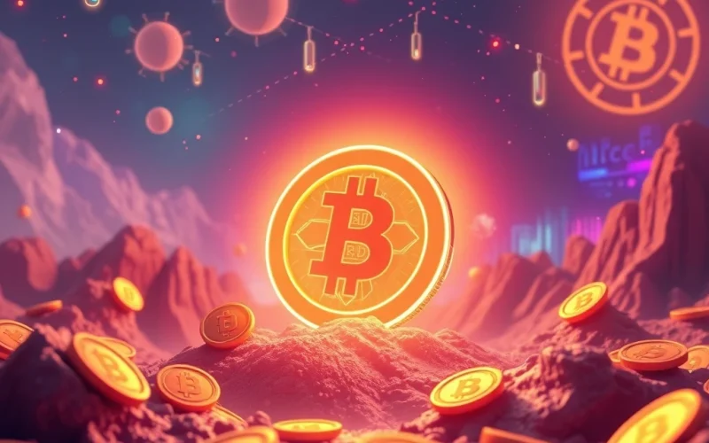 BlockDAG presale success amidst falling HYPE and Dogecoin price, illustrating crypto market volatility.