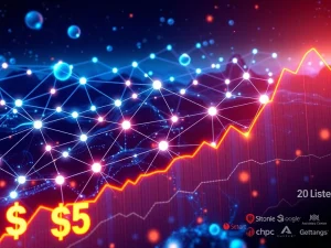 Visualizing BlockDAG's groundbreaking $353M presale success, showing its impact on crypto price surges and extensive exchange listings.