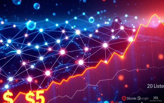 Visualizing BlockDAG's groundbreaking $353M presale success, showing its impact on crypto price surges and extensive exchange listings.