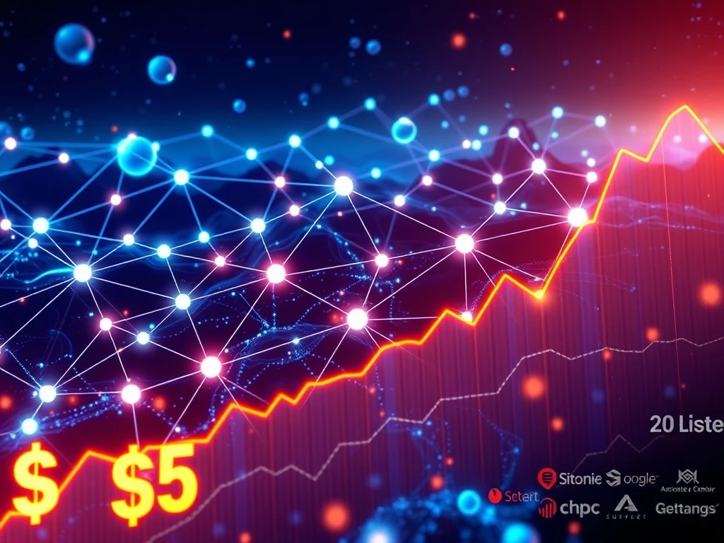 Visualizing BlockDAG's groundbreaking $353M presale success, showing its impact on crypto price surges and extensive exchange listings.
