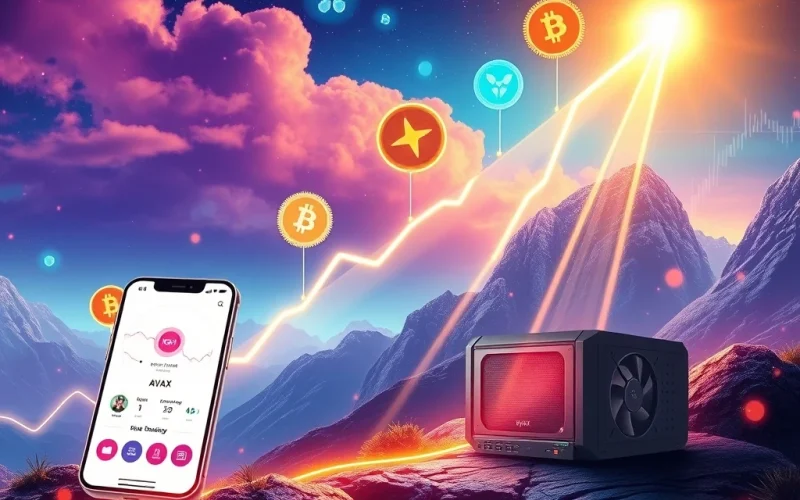BlockDAG's innovative crypto mining app and hardware spark optimistic XRP and AVAX price predictions, driving significant presale momentum.
