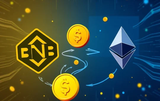 BNB Chain surpasses Ethereum in USDT cross-chain transfers, highlighting blockchain scalability.