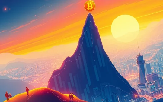 A rising digital chart showing BNB price reaching an all-time high, symbolizing the coin's growth fueled by strategic token burns and institutional investment.