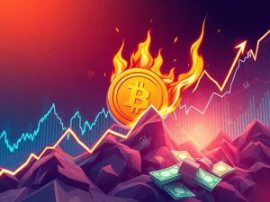 Chart showing volatile BONK price movements, reflecting the impact of a token burn and large transfer on Solana network.