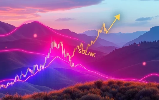 A digital chart showing the volatile price action of BONK, a Solana meme token, testing a critical support level.