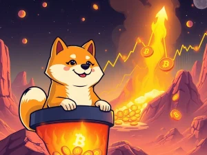 A visual representation of the BONK token burn, symbolizing scarcity and a potential BONK price rally in the crypto market.