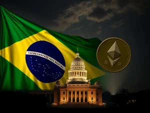 Brazilian lawmakers debating the new 17.5% Brazilian crypto tax under President Lula's urgent proposal, impacting the national crypto market.