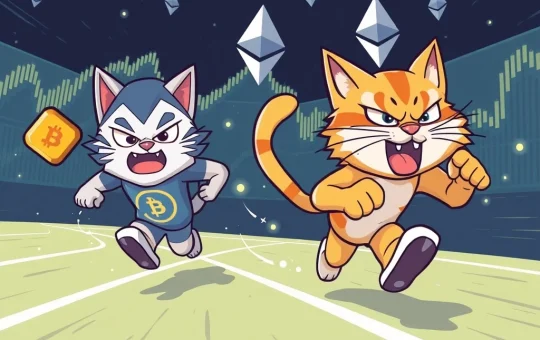 Brett and Troller Cat meme coins competing in the cryptocurrency market