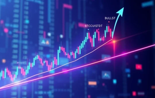 BTCUSDT price chart showing bullish breakout and key resistance levels