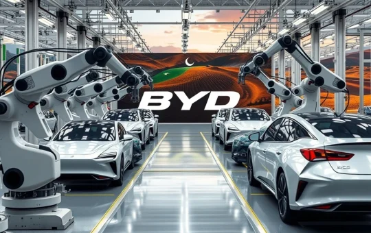 BYD Pakistan's new EV assembly plant ignites local market, symbolizing a revolutionary shift for electric vehicles.
