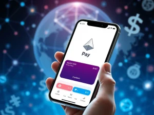 A smartphone displaying the Begin Wallet app with an Apple Pay interface, illustrating seamless Cardano Apple Pay transactions.