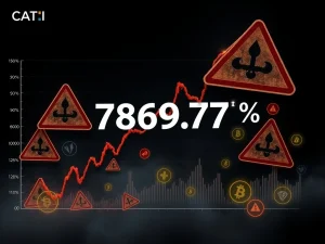CATI cryptocurrency price collapse amid regulatory scrutiny and liquidity crisis