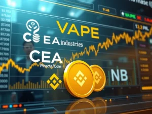 CEA Industries VAPE shares surge alongside BNB treasury strategy