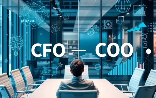 CFO transitioning to COO role with AI-driven strategic and operational shifts