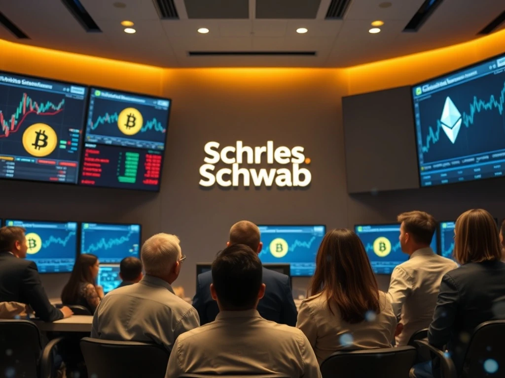 Charles Schwab's pivotal move into Bitcoin and Ethereum spot trading signifies growing institutional crypto adoption.