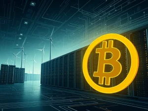 CleanSpark's innovative approach to Bitcoin mining, powered by sustainable renewable energy and enhanced by AI efficiency.