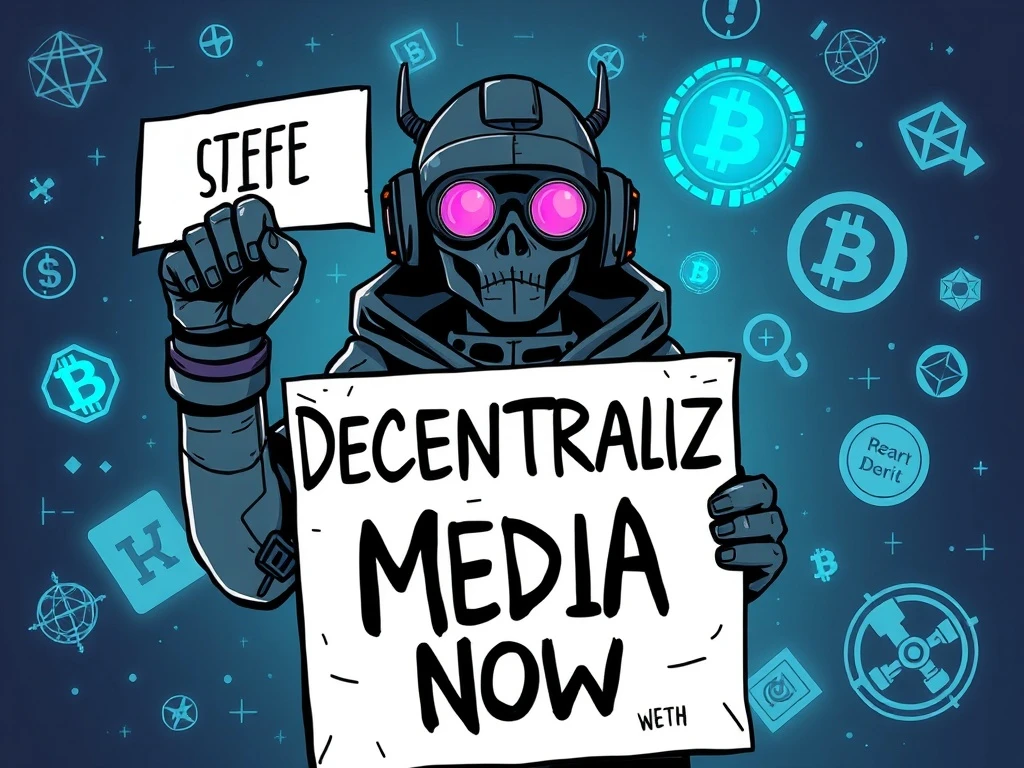 CLONE JONES ($CLONE) digital rebel fighting media censorship with blockchain satire